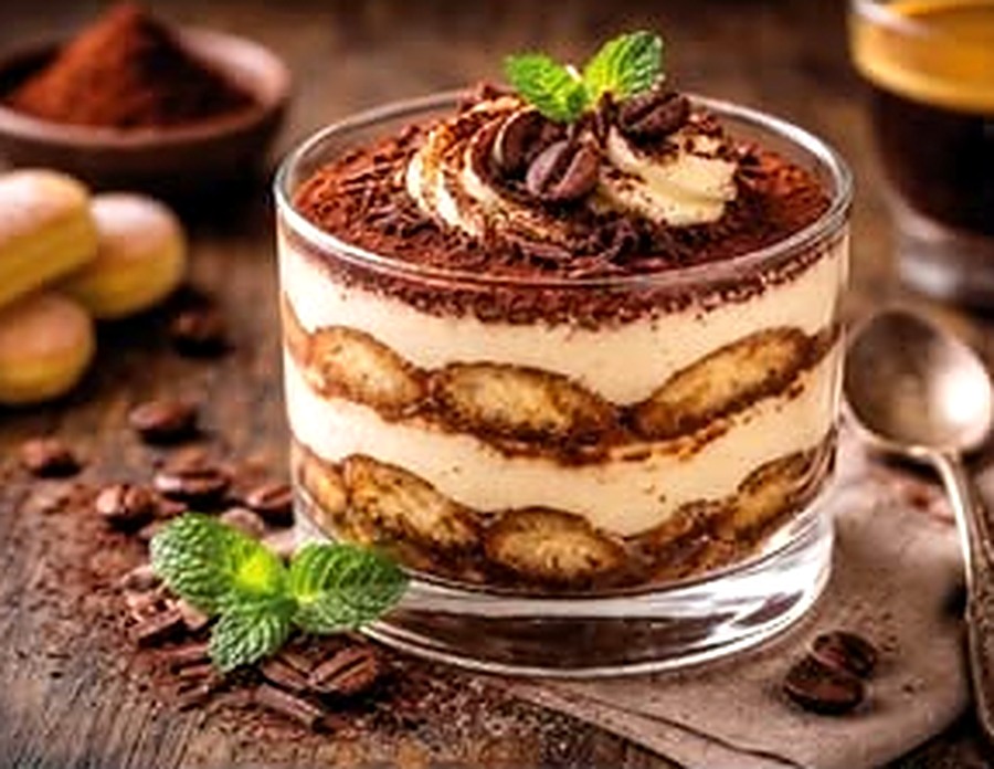 Tiramisu classique au café